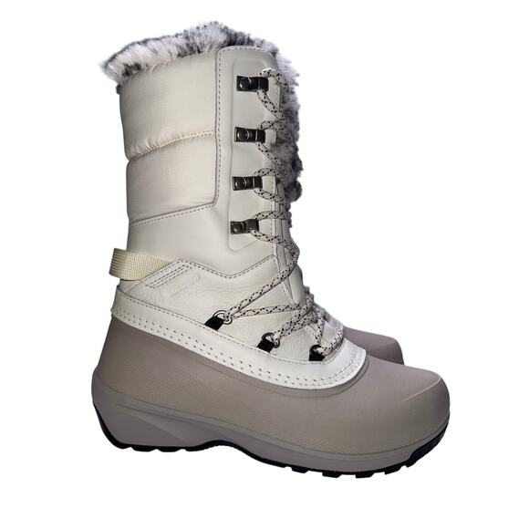 The North Face Winter Snow Boot Shellista IV Luxe Women's 7.5 Insulated WP White - Picture 1 of 9